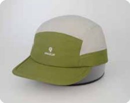 Gorra Paceup en oliva y crema